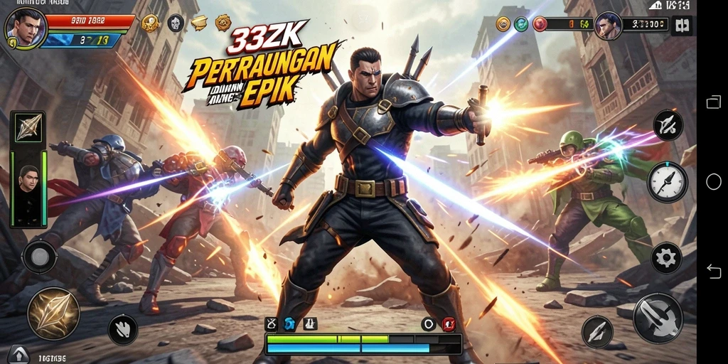 Gameplay seru dan mendebarkan dalam 33ZK.