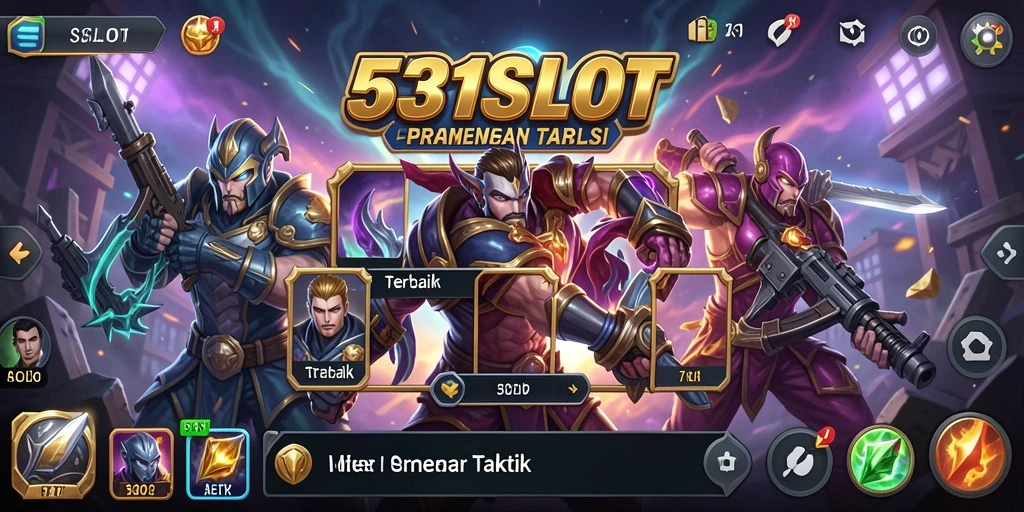 Tampilan gameplay 531SLOT menampilkan pertarungan strategi yang mendebarkan.
