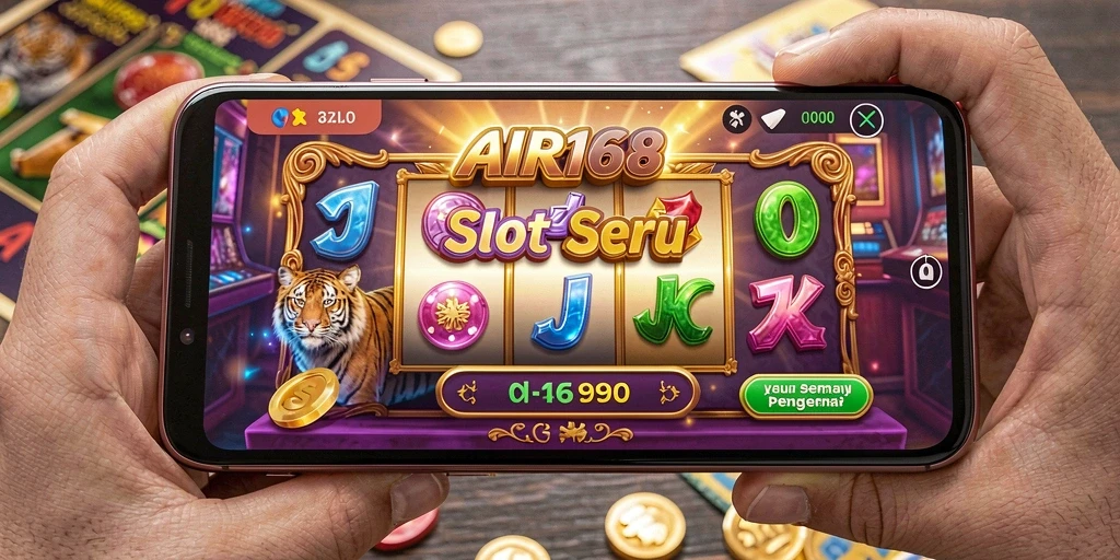 Tampilan utama AIR168 menampilkan gameplay Slot yang menarik dan mengasyikkan.