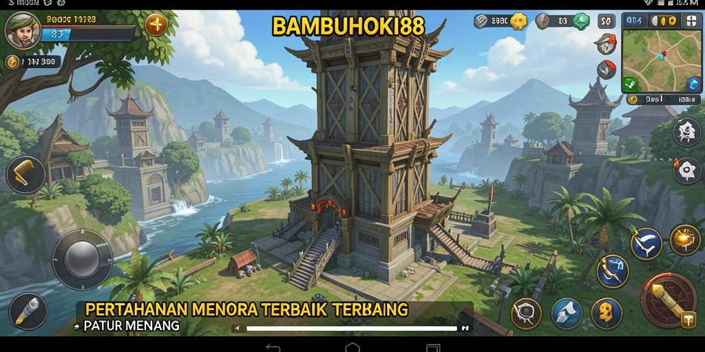 Tampilan gameplay Tower Defense yang seru dan menegangkan.