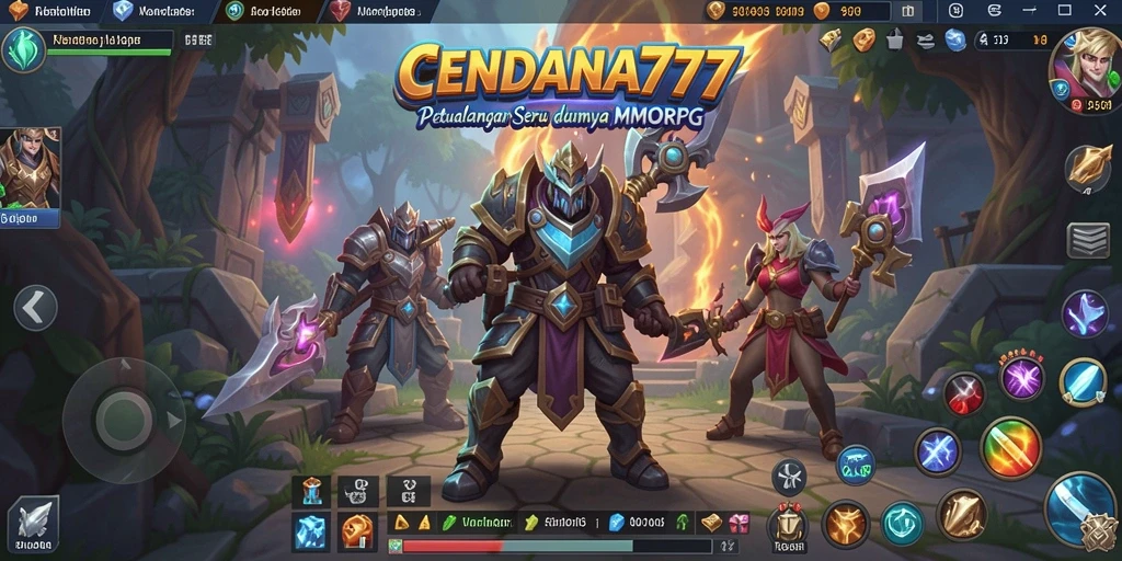 Gameplay seru di dunia fantasi CENDANA777 dengan grafis menarik.