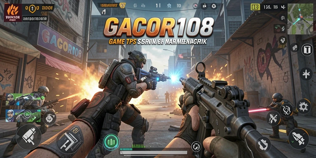 Screenshot menampilkan aksi seru dari game TPS GACOR108.