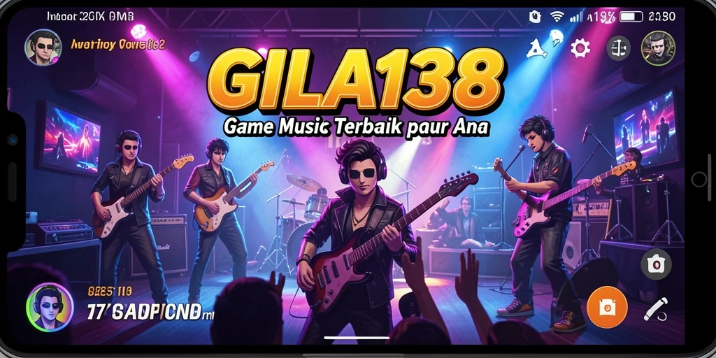 Tampilan gameplay seru GILA138 dengan berbagai pilihan lagu.