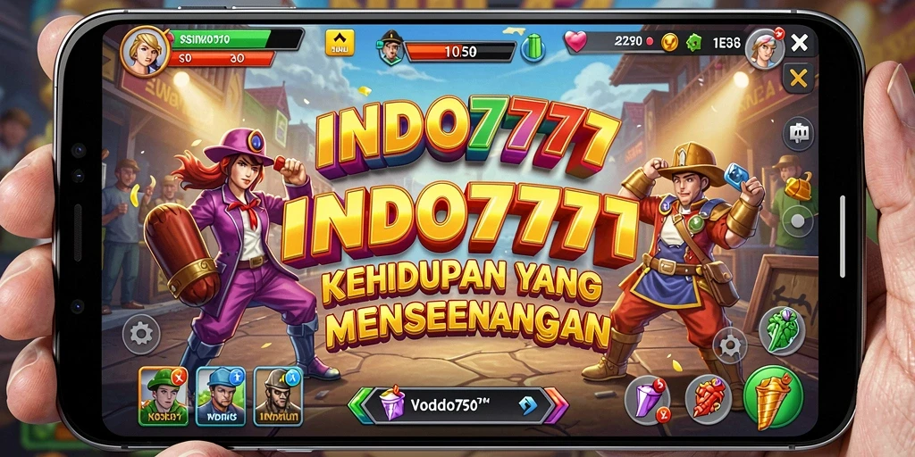 Screenshot gameplay yang menunjukkan interaksi karakter dalam simulasi.