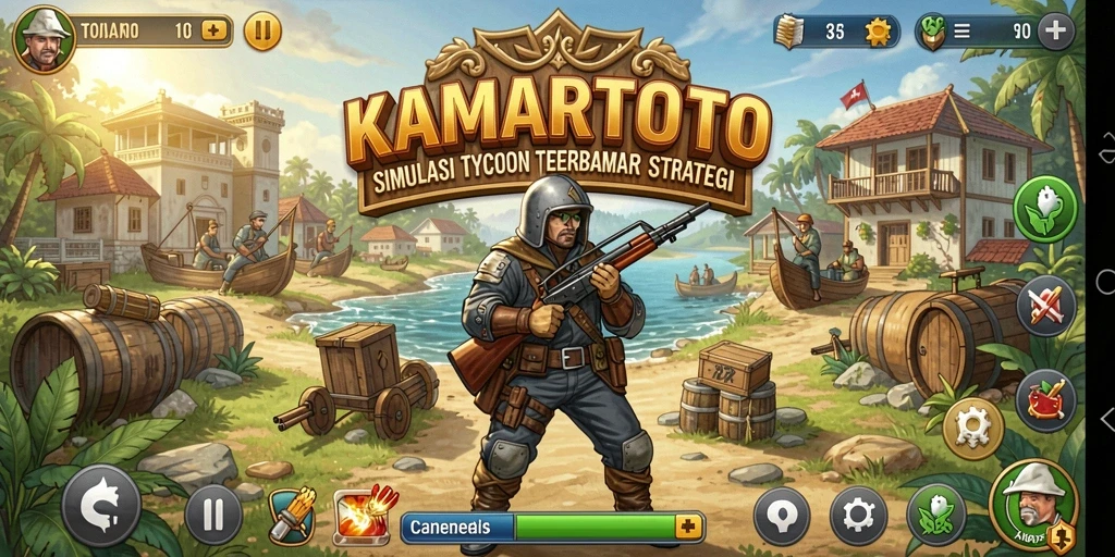 Tampilan gameplay <strong>KAMARTOTO</strong> yang menarik dan interaktif.