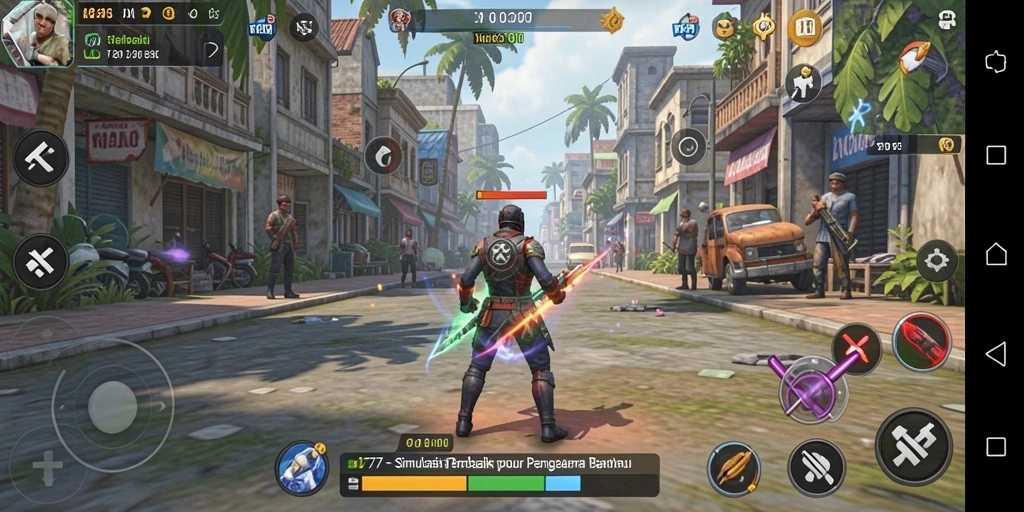 Screenshot utama L777 menampilkan gameplay menarik dalam simulasi.