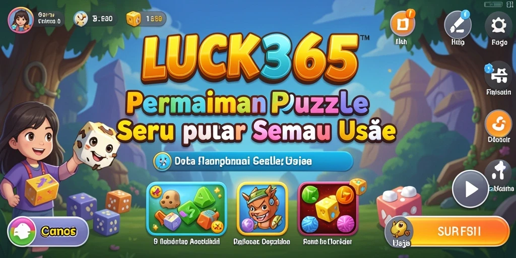 Tampilan gameplay Puzzle di LUCK365 yang menawan.