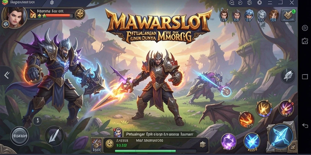 Screenshot gameplay seru dalam dunia fantasi MAWARSLOT.