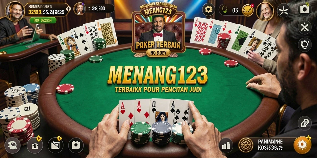 Tampilan gameplay mendebarkan dari MENANG123 yang siap memikat pemain Poker.