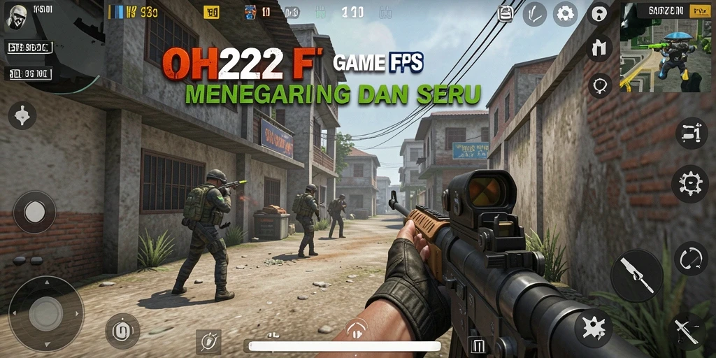 Tampilan gameplay memukau dengan aksi tembak-menembak yang intens.