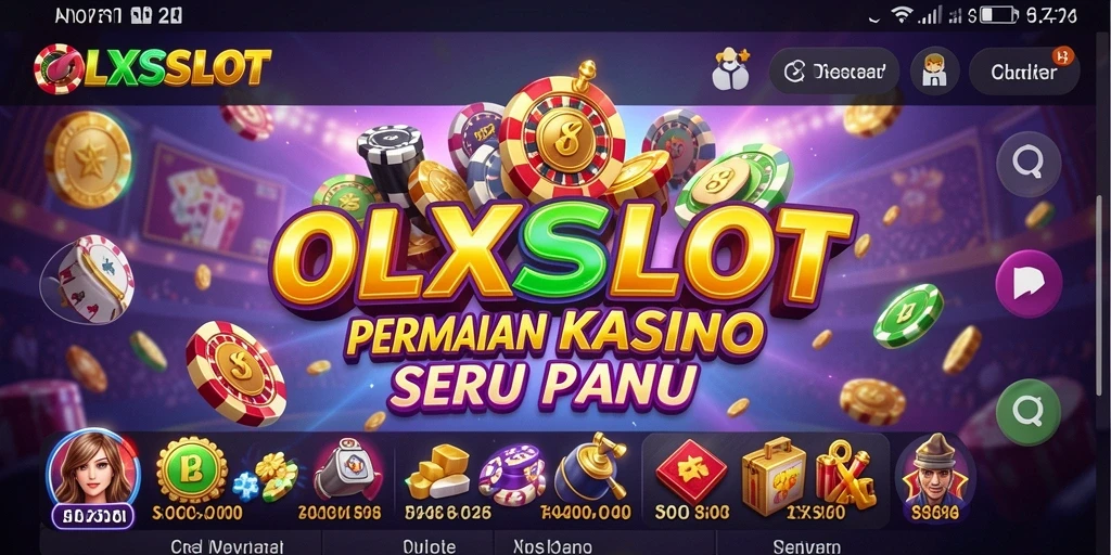 Screenshot OLXSLOT menampilkan gameplay menarik dengan grafis kasino yang menawan.