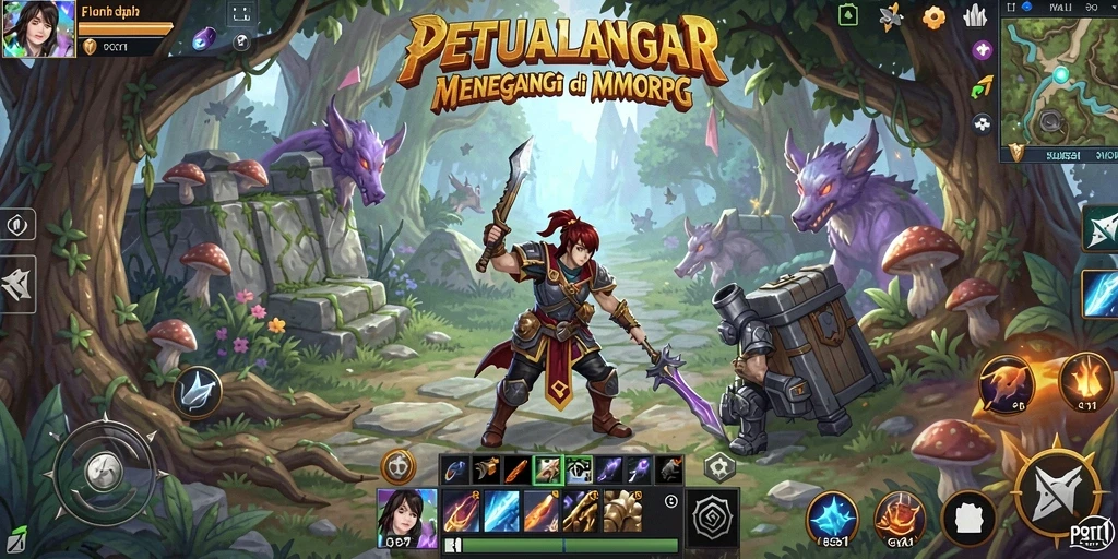 Tangkapan layar PG11 menampilkan pertarungan seru dalam dunia MMORPG.