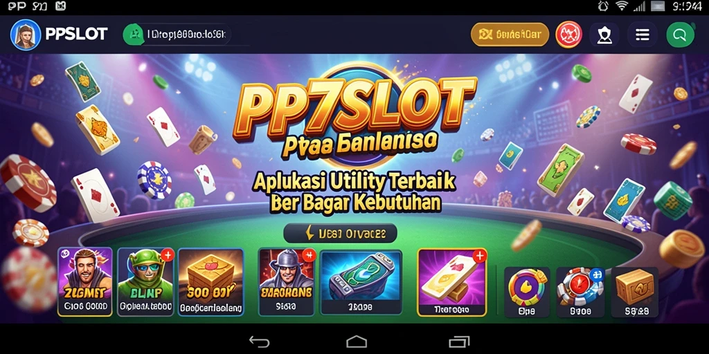 Tampilan utama PP7SLOT yang menampilkan statistik dan analisis permainan.