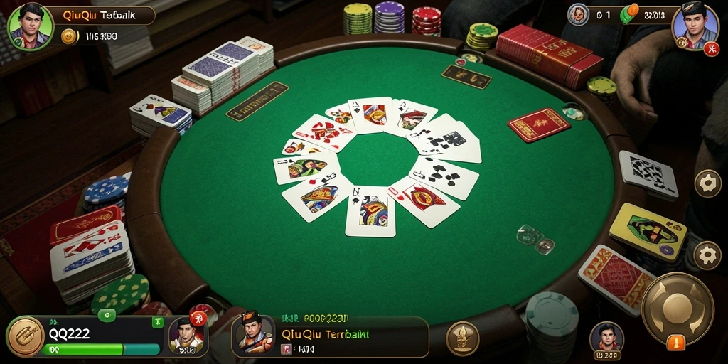 Gameplay menegangkan QiuQiu di QQ222.