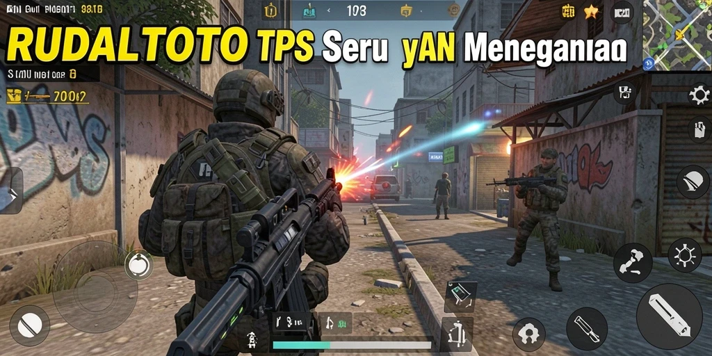 Tangkapan layar gameplay RUDALTOTO dengan aksi menegangkan.