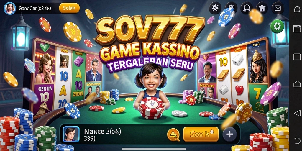 Tampilan menarik dari gameplay Kasino SOV777 yang mengasyikkan.