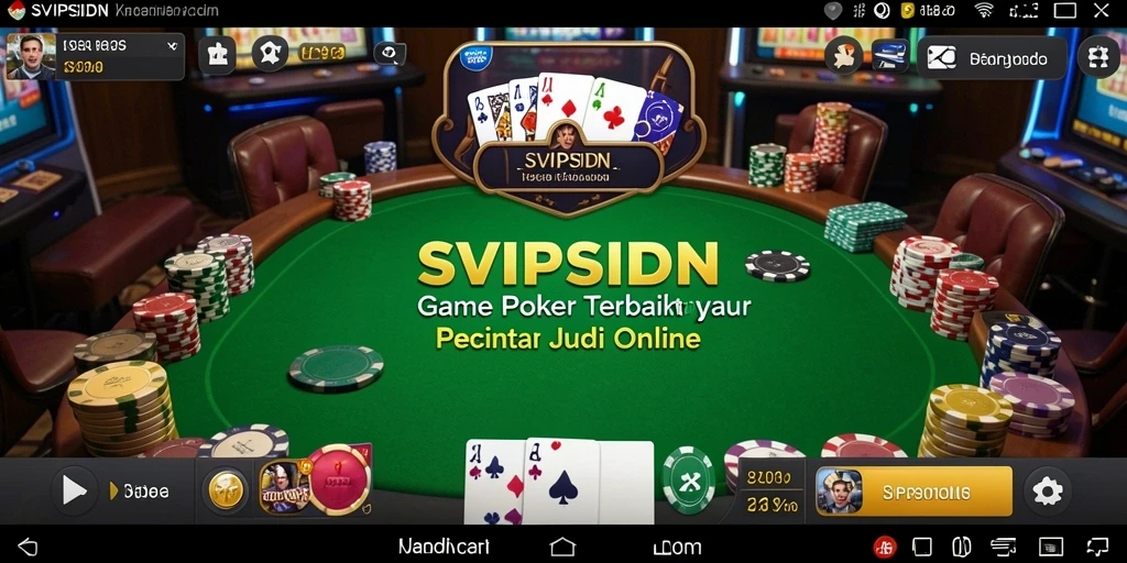 Tampilan menarik dari gameplay Poker SVIPSIDN yang seru dan menantang.
