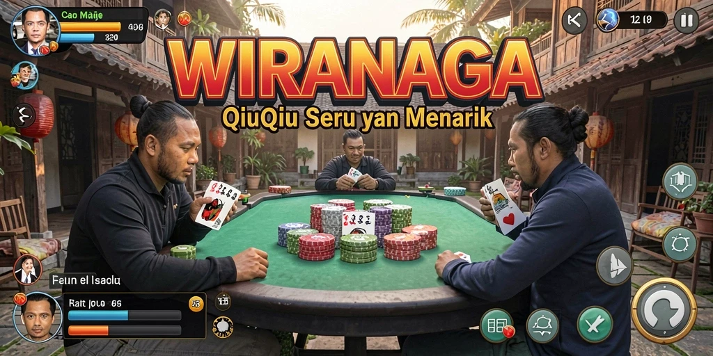 Tampilan gameplay seru dari WIRANAGA di QiuQiu.