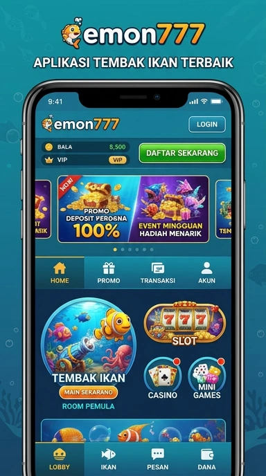 Tampilan antarmuka emon777 yang user-friendly.